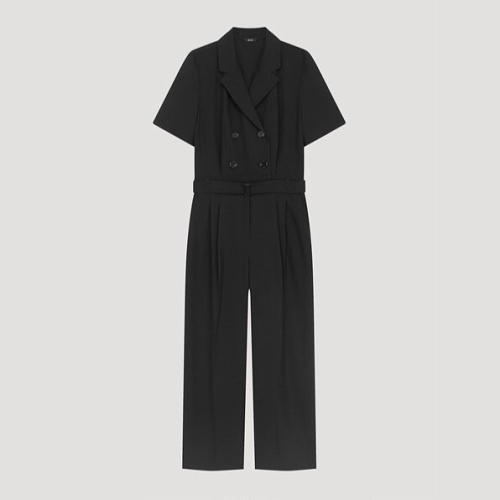 시스티나 벨티드 더블 버튼 점프수트 AWWOPP21190