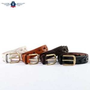 제임스마틴  굵은 꽈배기 스타일 가죽 벨트 (JMBT17F-TWSL02)