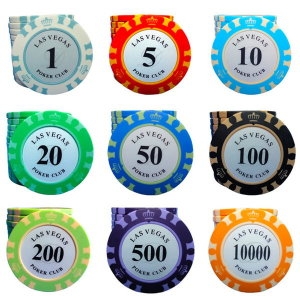 카지노 포커칩 25개 세트