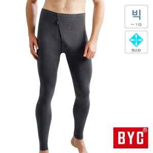  BYC 남성 면스판 9부 내복 하의_BYL9405