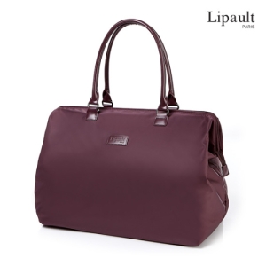  리뽀 LADY PLUME WEEKEND BAG M FL WINE RED_P5180103