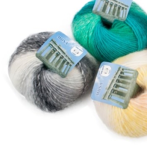 무사 MUSA 부드러운 울혼합의 복합나염사 뜨개실