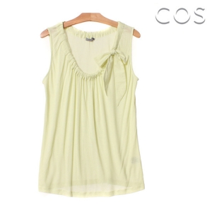 코스 Ribbon Shirring Top_C53TT004