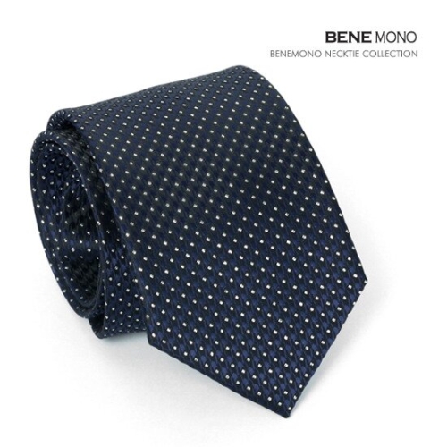 루이까또즈 M06 실버 포인트 넥타이_M11006A