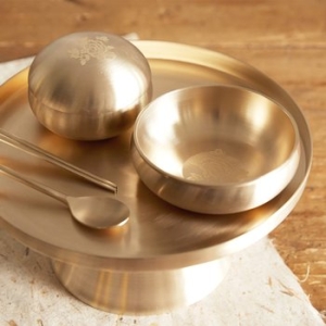 놋담 유기 왕후라인 아기 단반상기