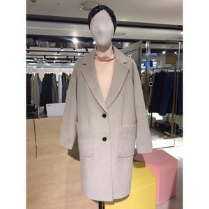  리스트 패치 포켓 울 블렌드 롱 코트_TWWCTH80010