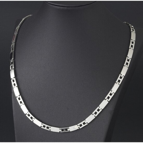 제이에스터 게르마늄 스틸 목걸이 (JA-NE-ST003SV)