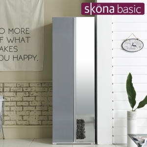 베이직팩토리 스코나 파이슨 600 도어형 거울 옷장