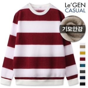  르젠 데일리 큰단가라 기모 맨투맨_LNMT792RW