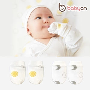 베이비앙 심볼라인 순면  신생아 손싸개 3종 (FB-BOO7)