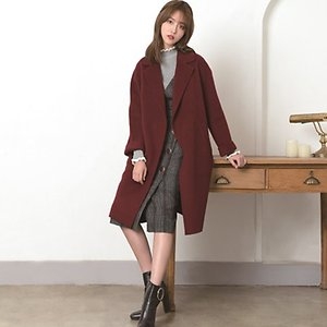  탑걸 베이직 모직 코트_THDACT991F