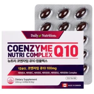 뉴트리라이프 뉴트리 코큐텐 코엔자임 큐10 컴플렉스 60캡슐