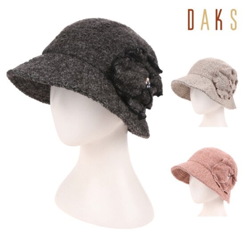 닥스 인터록 장식 벙거지_DK74WBK001