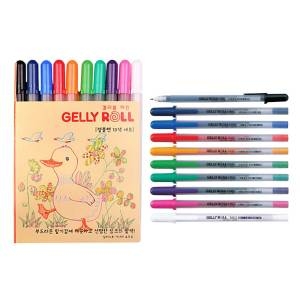 사쿠라  겔리롤 파인 볼펜 세트 0.6mm