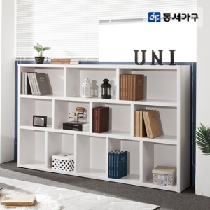  동서가구 스마일 3단 와이드 2000 책장