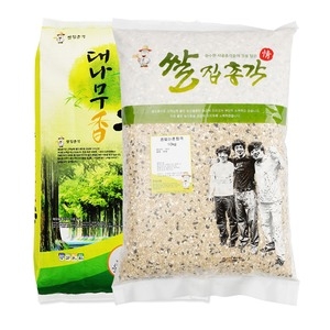 쌀집총각 대나무향미 백미 10kg + 콩없는혼합곡 10kg[1개]
