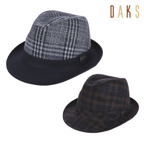닥스 울 체크 중절모_DK74MVA002