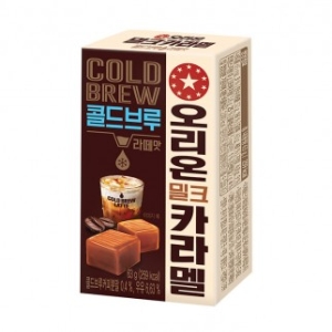 오리온 밀크카라멜 콜드브루 라떼맛 63g [1개]