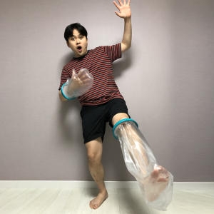 청훈 기브스 방수커버 성인용 팔