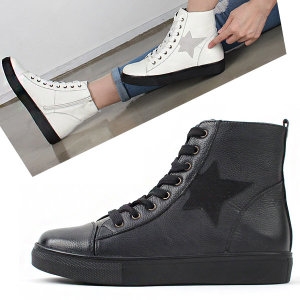 천연소가죽 여성워커힐 앵글부츠 플랫 여자워커