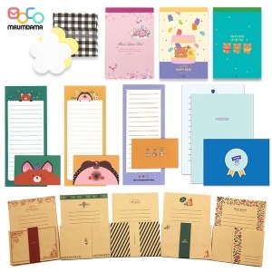 마음담아  30장세트 미니 편지지 세트 한지 카드 편지지패드 모음