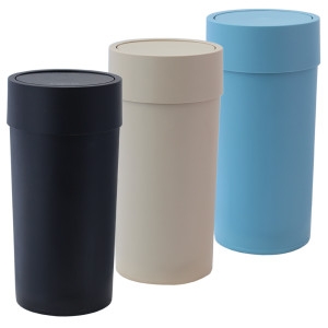 SKCAMEL  원형 스윙 휴지통 10L