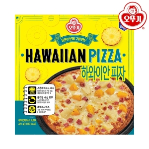 오뚜기 돌판오븐에 구워만든 하와이안 피자 421g [1개]