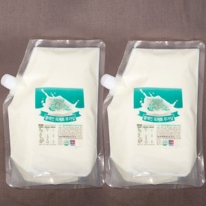 산지직송 무가당 수제요거트 플레인 1000ml