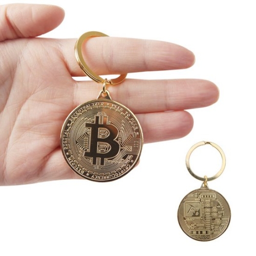 프롬비 비트코인 기념주화 키홀더