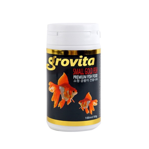 그로비타  금붕어 소형 소  50g 잉어사료 금붕어사료-
