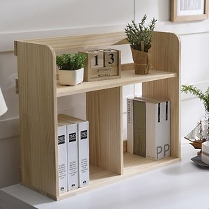 홈퍼니 원목 60cm 2단 한칸형 책꽂이