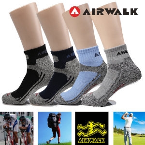 에어워크  등산 단목 양말 FRESH 스포츠 이중바닥 여름발목 남자