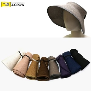 제이크로우  여성 돌돌이 밀짚 챙모자 (JCC18S-STRC09 )