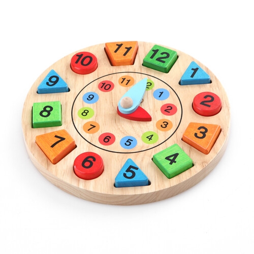 토도리브로 원목 도형 시계