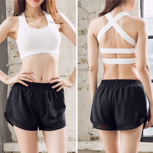 여자 2겹반바지 트레이닝바지 요가반바지 헬스복