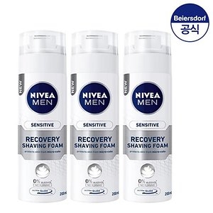 니베아 맨 센서티브 리커버리 쉐이빙 폼 200ml(구)