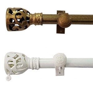 홈앤창 커튼봉 8자/무료배송/화이트/골드