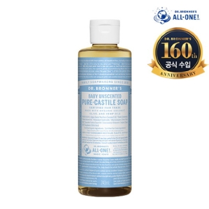  닥터브로너스 베이비 언센티드 퓨어 캐스틸 솝 240ml [1개]
