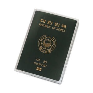 투명 PVC 전자여권케이스 여권용 커버