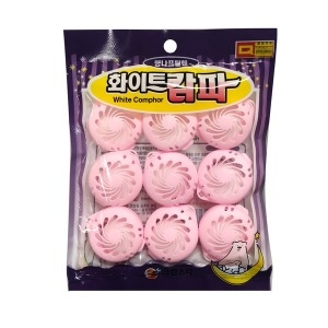 크린스타 화이트캄파 9P 탈취제 나프탈렌 좀약 방충제 화이트캄