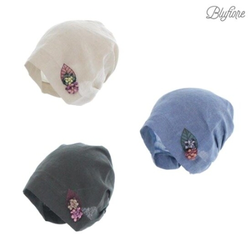 블루피오레 린넨 뒷주름 여름비니 BFH203