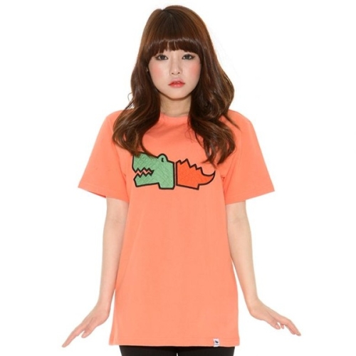 슈퍼크록 뉴 잭팟 클래식 티셔츠 오렌지