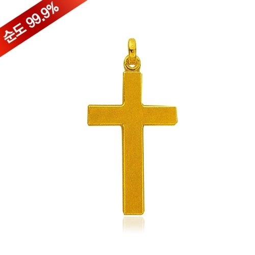 혼골드모아 골드모아 순금 십자가 펜던트 11.25