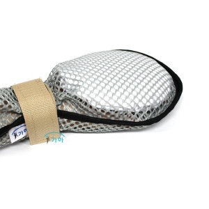 SW망사형 비즈 억지장갑/환자 억제손 억지대