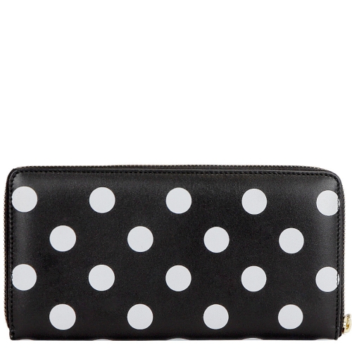 꼼데가르송 도트 여성 지퍼 장지갑_SA0110PD POLKA DOTS RED