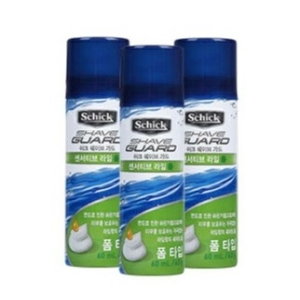 쉬크 쉐이브가드 센시티브 라임 폼 60ml