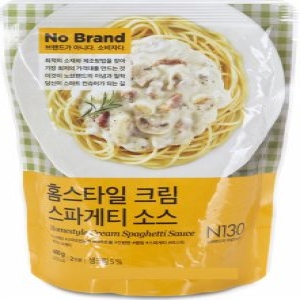 노브랜드 홈스타일 크림 스파게티소스 400g
