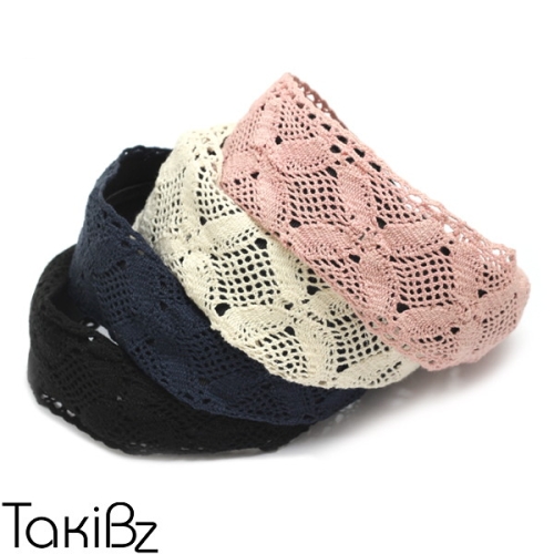 타키비즈 레이나 뜨개 헤어밴드