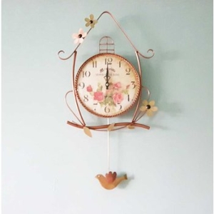 EN 국산 핸드메이드 황동주물 인테리어장식 동벽시계 수공예 가치있는선물 고급벽시계 엔틱벽시