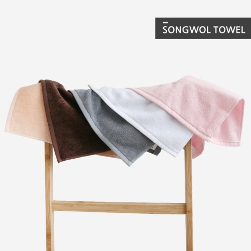 송월타월  무지 고리수건